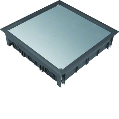 tehalit.VE-EE Pokrywa pełna VDQ12 244x244 wykładzina 12mm czarny PA VDQ12129005 HAGER (VDQ12129005)