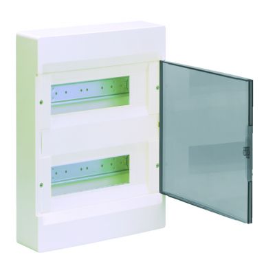 cosmos Rozdzielnica 2x12 natynkowa IP40 drzwi transparentne VD212TP HAGER (VD212TP)