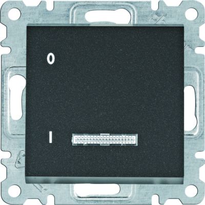 lumina Łącznik kontrolny 1-biegunowy, czarny 16A/250VAC (WL0613)