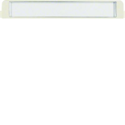 BERKER B.Kwadrat Pole opisowe do montażu w pierścieniu oddzielającym krem 19050002 HAGER (19050002)