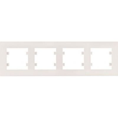 lumina intense Ramka poczwórna pozioma biała WL5740 HAGER (WL5740)