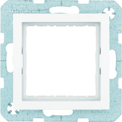 BERKER B.Kwadrat/B.3/B.7 Zestaw adaptacyjny do modułów systo 45x45mm biały mat 14401909 HAGER (14401909)