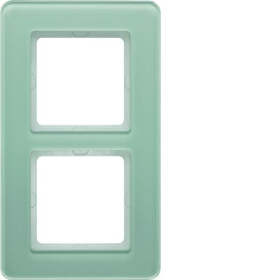 BERKER Q.7 Ramka podwójna szkło biała 10126079 HAGER (10126079)