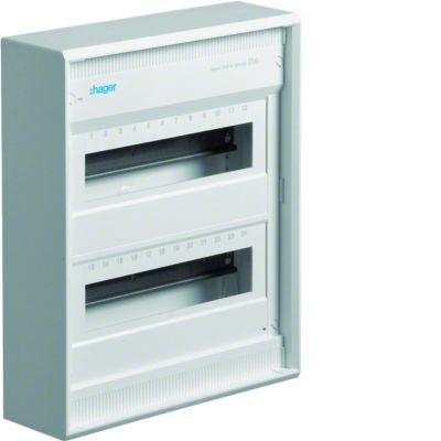 volta Rozdzielnica natynkowa 2x12 kl. II IP30 QC VA24BN HAGER (VA24BN)