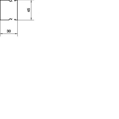 tehalit.LFS Kanał stalowy 30x45mm, biały (LFS3004509016)