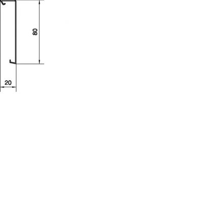 tehalit.SL Pokrywa 20x80 buk SL200802D2 HAGER (SL200802D2)