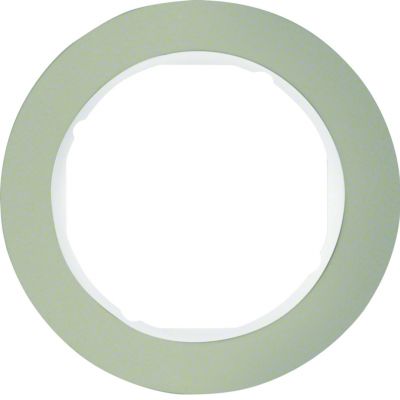 BERKER R.classic Ramka pojedyncza stal szlachetna/biała 10112014 HAGER (10112014)