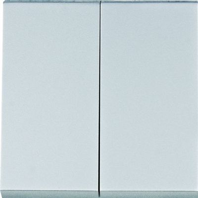 lumina Klawisze do łączników 2-klawiszowych, srebrny (WL6052)