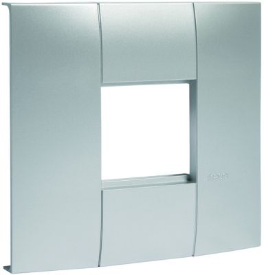 tehalit.LFF Ramka pojedyncza 45x45mm do LFF40/60110 aluminium LFF71H110ALU HAGER (LFF71H110ALU)