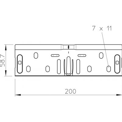 Zestaw łączników wzdłużnych do korytka LKS 100x60 RV 610 FS (6068154)