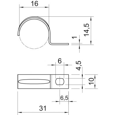 604, OBEJMY MOCUJĄCE 16MM OC (1003178)