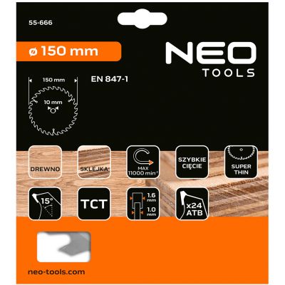 Tarcza do pilarki widiowa 150x10mm 55H666 GRAPHITE GTX (55-666)