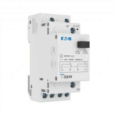 Z-S230/WW Przekaźniki impulsowy bez sygnalizacji diodą LED 16A 230V AC 2 styki przemienne 265312 EATON (265312)