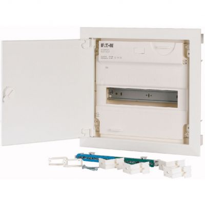 KLV-12UPS-F Rozdzielnica modułowa podtynkowa płaska 1x12 kl.II IP30 zawiera listwy N/PE 178814 EATON (178814)