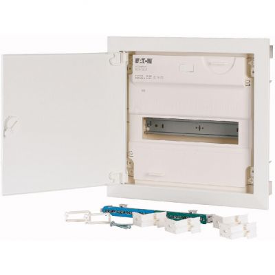 KLV-12UPS-F Rozdzielnica modułowa podtynkowa płaska 1x12 kl.II IP30 zawiera listwy N/PE 178814 EATON (178814)