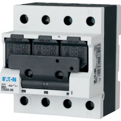 D02-LTS/63-3-HK ROZŁĄCZANIK BEZPIECZNIKOWY 3P STYK SYGN. 114322 EATON (114322)