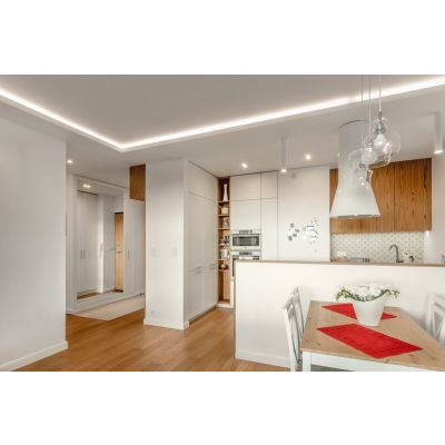 GTV SUFITOWA OPRAWA PUNKTOWA MORENA, IP20, KWADRAT, INOX OP-OPRKW1-80 (OP-OPRKW1-80)