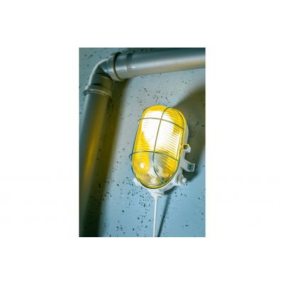 GTV OPRAWA KANAŁOWA SANGUESA E27, METALOWA KRATKA, BIAŁA OS-KAM060-00 (OS-KAM060-00)