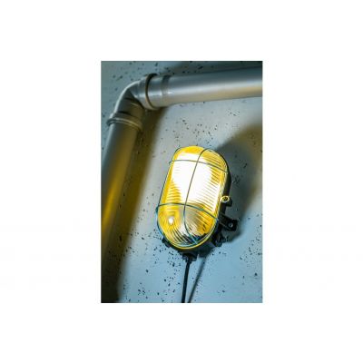 GTV OPRAWA KANAŁOWA SANGUESA E27, METALOWA KRATKA, CZARNA OS-KAM060-10 (OS-KAM060-10)