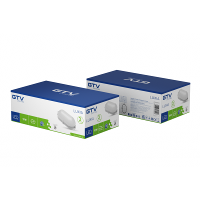 Oprawa kanałowa LUXIA-OW LED 10W 700lm IP65 AC220-240V 50/60Hz kąt świecenia 220* owalna ne GTV (LD-KALU10OW-40)