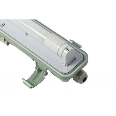 Oprawa hermetyczna HELIOS-LED 136 BIS T8 LED G13 AC220-240V 50/60Hz IP65 ABS/PS z okablowanie GTV (LD-HEL136B-30)