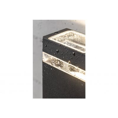 Oprawa ścienna jednokierunkowa NESSA GU10 MAX. 50W IP54 AC220-240V 50/60Hz czarna GTV (LD-NESSAGU10J-20)