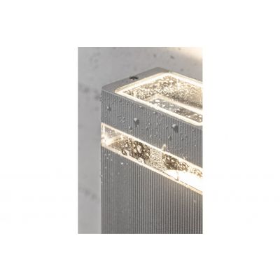 Oprawa ścienna jednokierunkowa NESSA GU10 MAX. 50W IP54 AC220-240V 50/60Hz szara GTV (LD-NESSAGU10J-80)