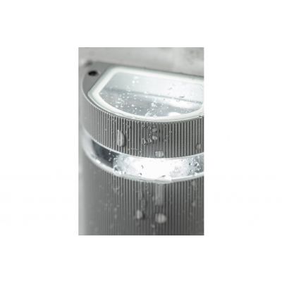 GTV OPRAWA ŚCIENNA DWUKIERUNKOWA SILVA, GU10, max. 50W, IP54, AC 220-240V, 50/60Hz, SZARA LD-SILVAGU10D-80 (LD-SILVAGU10D-80)