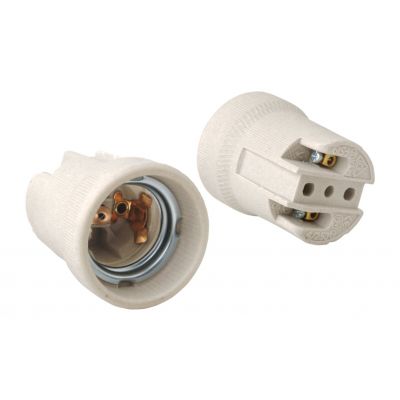 GTV OPRAWKA CERAMICZNA E27, BIAŁA AE-OCEE27-00 (AE-OCEE27-00)
