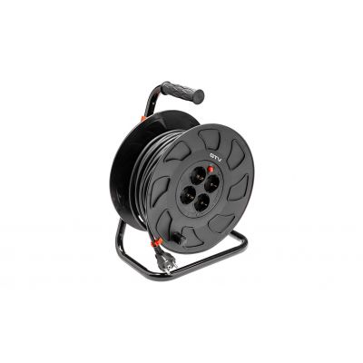 GTV PRZEDŁUŻACZ BĘBNOWY 3X1,5mm2, 50m, 4X SCHUKO AE-SBEBEN-50 (AE-SBEBEN-50)