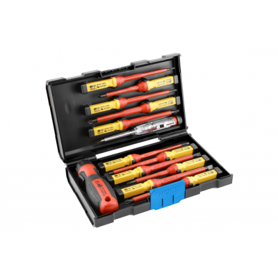 Zestaw wkrętaków 1000V stal S2 13el. HT1S997 Hoegert Technik (HT1S997)