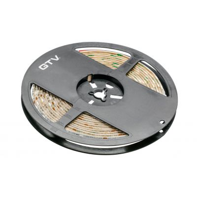 GTV TAŚMA FLASH 5050, 300 LED ZIMNY BIAŁY, 72W BEZ ŻELU 10mm, ROLKA 5m LD-5050-300-20-ZB (LD-5050-300-20-ZB)