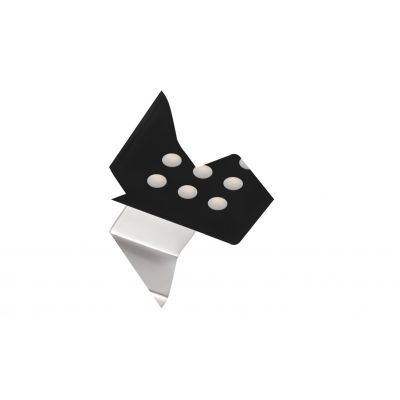 GTV OPRAWA NA WYSIĘGNIKU LEDOWA KWADRATOWA EVITA, 12V DC, 2,2W, 9 SMD5630, CIEPŁY BIAŁY, KOLOR OPRAWY CZARNY LD-EIW09CB-CZ (LD-EIW09CB-CZ)