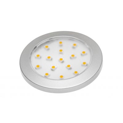 GTV OPRAWA LEDOWA LUMINO 12V DC, 1,5W, 16 SMD3528, CIEPŁY BIAŁY, 2m PRZEWÓD Z MINIAMP LD-LU16CB-53 (LD-LU16CB-53)