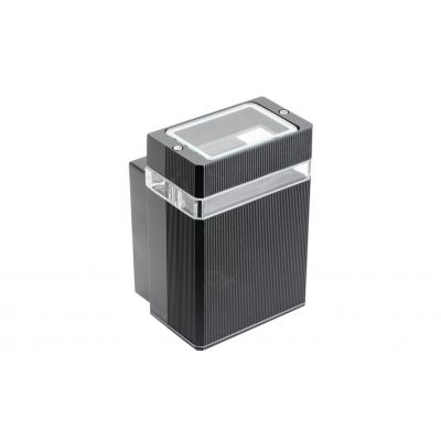 Oprawa ścienna jednokierunkowa NESSA GU10 MAX. 50W IP54 AC220-240V 50/60Hz czarna GTV (LD-NESSAGU10J-20)