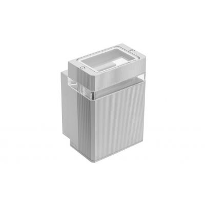 Oprawa ścienna jednokierunkowa NESSA GU10 MAX. 50W IP54 AC220-240V 50/60Hz szara GTV (LD-NESSAGU10J-80)