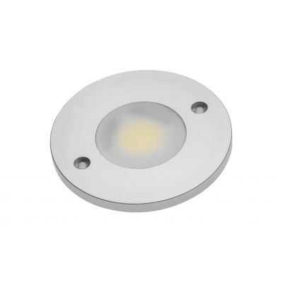 GTV OPRAWA LED COB JOVITA OKRĄGŁA, 3W, 12V DC, 1X COB, CIEPŁY BIAŁY, 150cm PRZEWÓD Z MINIAMP (2 WKRĘTY) LD-OJVCOB-CB (LD-OJVCOB-CB)