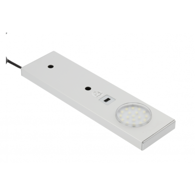 GTV OPRAWA PODSZAFKOWA LEDOWA RONDA Z BEZDOTYKOWYM WŁĄCZNIKIEM, 218mm, 1X15LED, ZIMNY BIAŁY, DC 12V, LD-OP015C-53 (LD-OP015C-53)