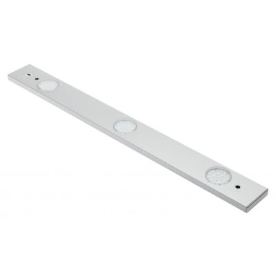 GTV OPRAWA PODSZAFKOWA LEDOWA ROTA Z BEZDOTYKOWYM WŁĄCZNIKIEM, 600mm, 3X15LED, 4,2W ZIMNY BIAŁY, DC 12V, ALUMINIUM LD-OP456C-53 (LD-OP456C-53)