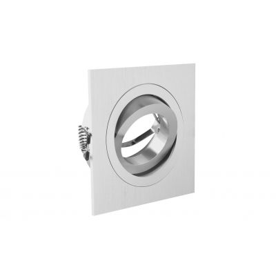 GTV SUFITOWA OPRAWA PUNKTOWA MORENA, IP20, KWADRAT, INOX OP-OPRKW1-80 (OP-OPRKW1-80)
