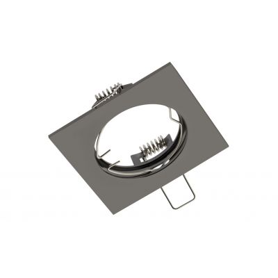 Sufitowa oprawa punktowa PORTO IP20 kwadrat czarny chrom TYP DS10 GTV (OP-PROD4-21)