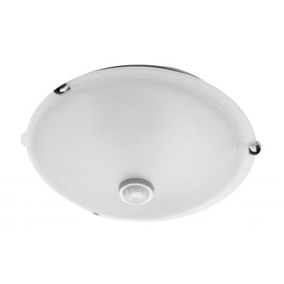 Plafoniera z czujnikiem ruchu max. 2x40W E27 AC220-240V 50/60Hz kąt świecenia 360* IP20 klos GTV (OS-PLCRKM-00)