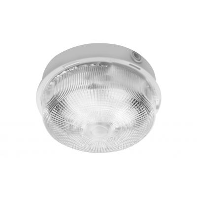 Oprawa kanałowa RINGO max 100W E27 AC220-240V 50-60Hz IP44 ABS/szkło biała GTV (OS-RINGO1-00)