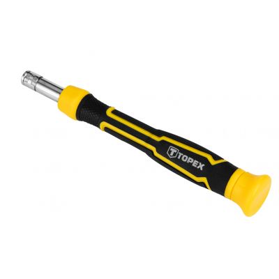 Końcówki wkrętakowe precyzyjne z uchwytem zestaw 32szt, TOPEX 39D555 GTX (39D555)