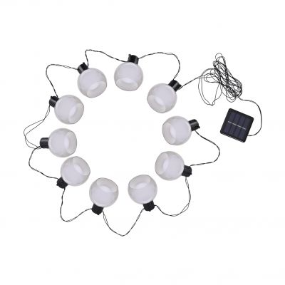 Girlanda solarna LED MULGA 3W IP44 ciepła czarny Ideus 04924 (04924)