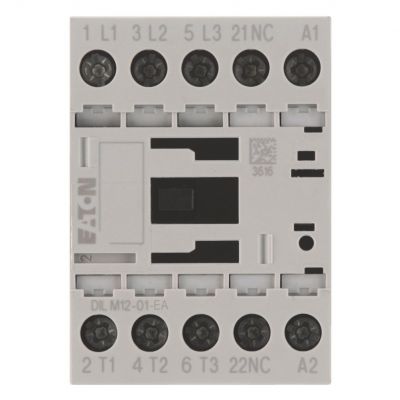 DILM12-01-EA(24VDC) Stycznik 5,5kW 400V sterowanie 24VDC 190036 EATON (190036)
