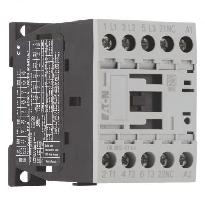 DILM12-01-EA(24VDC) Stycznik 5,5kW 400V sterowanie 24VDC 190036 EATON (190036)