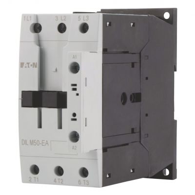 DILM50-EA(230V50HZ,240V60HZ) Stycznik mocy 22kW 50A 3P cewka 230V AC 0Z 0R 190011 EATON (190011)