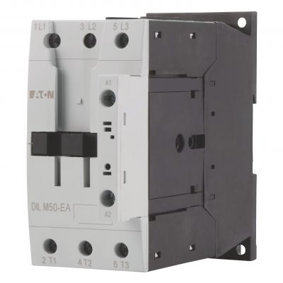 DILM50-EA(230V50HZ,240V60HZ) Stycznik mocy 22kW 50A 3P cewka 230V AC 0Z 0R 190011 EATON (190011)