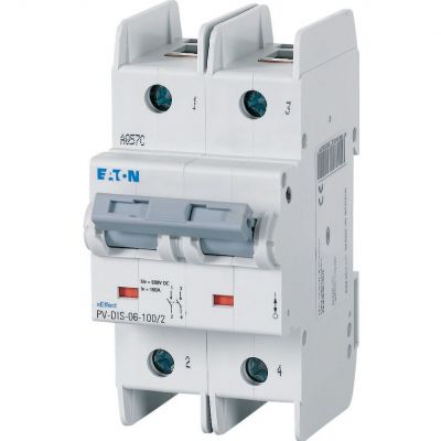 PV-DIS-06-100/2 Rozłącznik modułowy DC z pokrętłem 185502 EATON (185502)